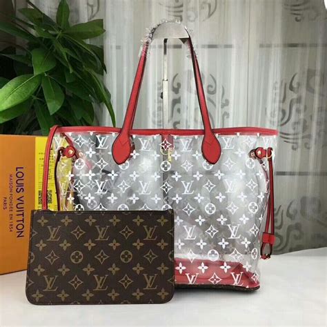 louis vuitton plastic bac|louis vuitton clear tote bag.